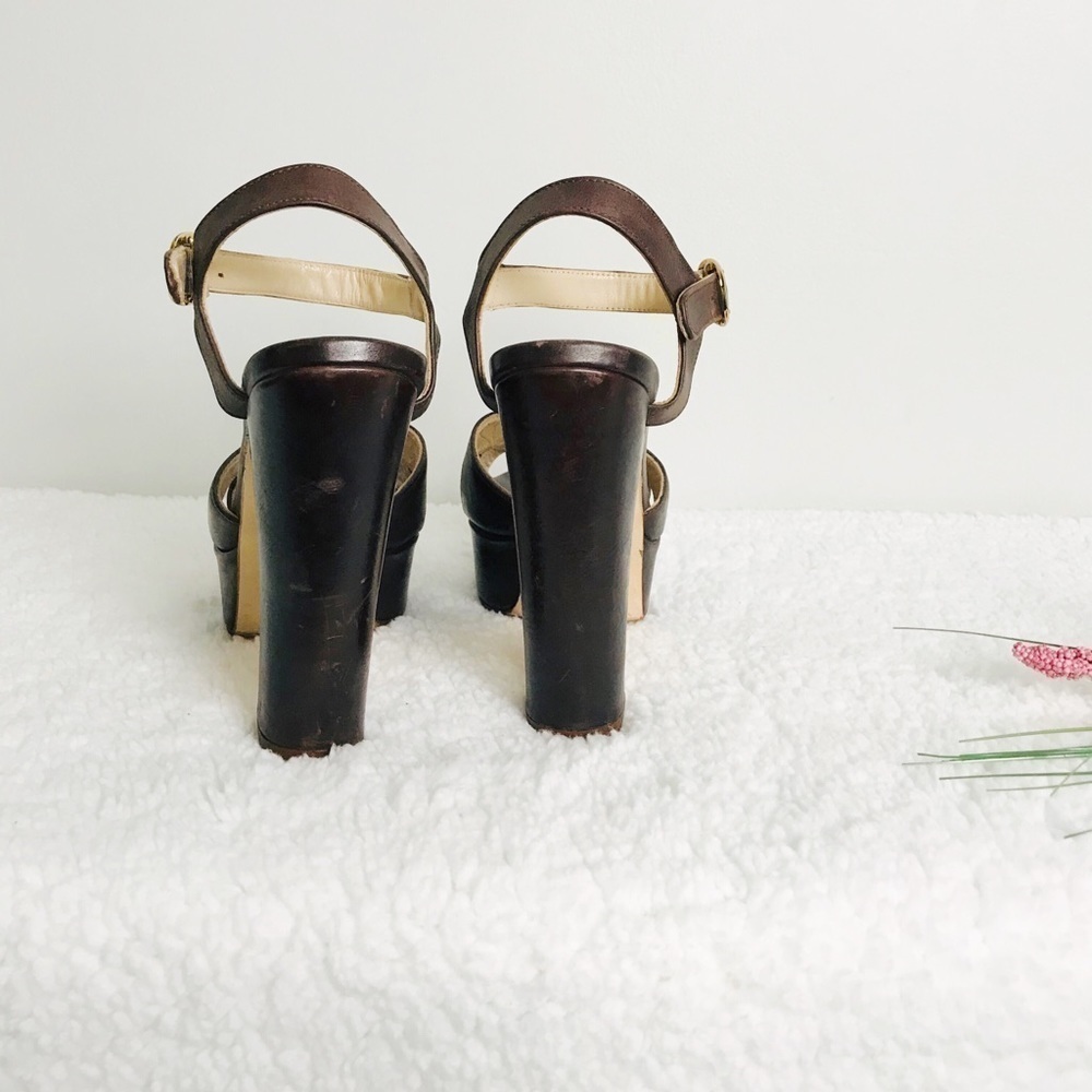 JFK Vero Cuoio Platform Sandals - Picture 4 of 8